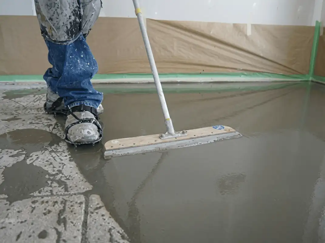 Uneven floor being professionally repaired in Phoenix, AZ